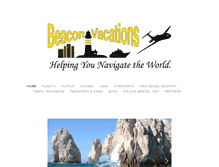 Tablet Screenshot of beaconvacations.com